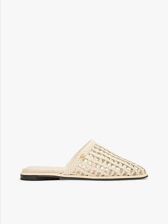 Tommy Hilfiger Woven Flat Mules
