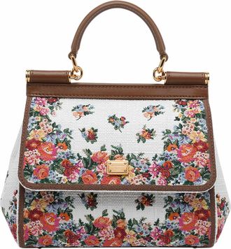 Dolce & Gabbana Dolce & Gabbana Medium Sicily Embroidered Handbag