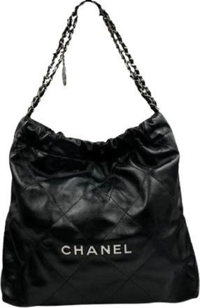 Chanel Pre-owned Vintage Schoudertas - Dames - Vintage Schoudertas - Zwart - ONE Size - Leer - Vintage