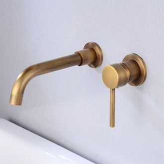 OEM Grifo De Ba&ntilde;o Mural, Grifo De Lavabo Mural De Lat&oacute;n, Grifo De Lavabo Monomando, Grifos De Lavabo, Ca&ntilde;o Giratorio De 360 Grados