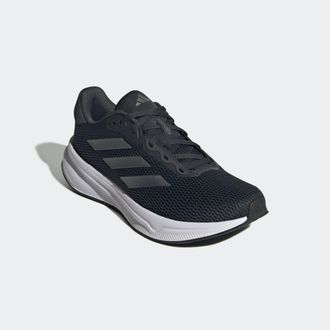adidas Laufschuh ADIDAS PERFORMANCE RESPONSE, Damen, Gr. 38,5, grau (carbon, iron metallic, core schwarz), Synthetik, Textil, Schuhe Laufschuh