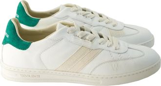 Woolrich Off-White Double U. T Calf Leather Sneakers