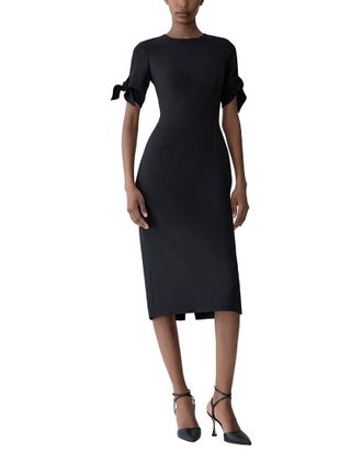 Carolina Herrera Wool-Blend Midi Dress