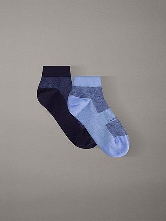 Calvin Klein 2 Pack Moisture-Wicking Ankle Socks