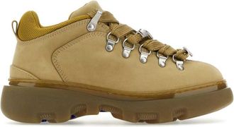 Burberry Tan Leather Sneakers