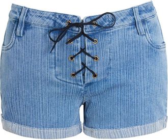 SS7 Womens Denim Shorts Low Waisted