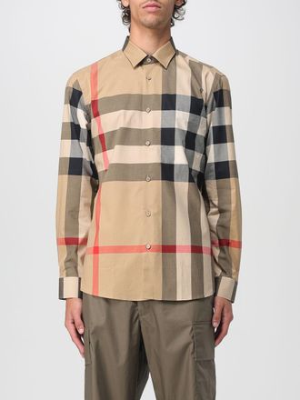 Burberry Camicia Burberry in popeline di cotone con stampa Vintage Check