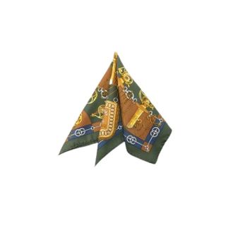Herm&egrave;s Pre-owned Cliquetis Handkerchief - Dames - Pre-owned - Veelkleurig - Maat: ONE Size Zijde