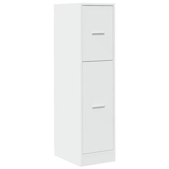 Berkfield Home Elegant Apothecary Cabinet White 30x41x118 cm Engineered Wood | Size: 30 x 41 x 118 cm
