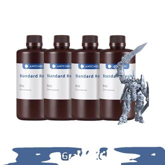 OEM Resina Uv Anycubic De 4 Kg, Longitud De Onda De Curado De 405 Nm, Alta Viscosidad De 552 Mpa&middot;s
