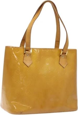 Louis Vuitton Tweedehands leren Louis Vuitton tassen - Dames - Vintage Shopper - Beige - ONE Size - Leer - Vintage