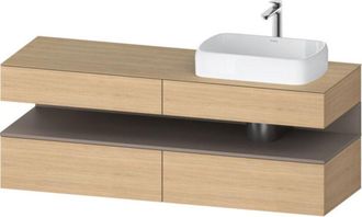 Duravit Qatego Consola Mueble Bajo Lavabo, 2 Extensiones, 2 - Duravit