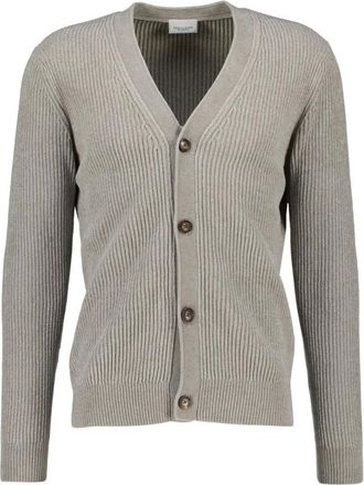 Profuomo Cardigan Full Button - - Knitwear - Donna - Grigio - L