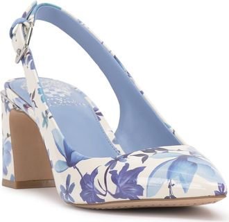 Vince Camuto Hamden Pointed Toe Slingback Pump in Trellis Blue at Nordstrom Rack, Size 6