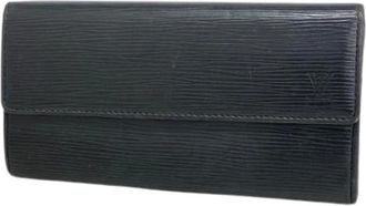 Louis Vuitton Pre-owned Wallets, female, Black, Size: ONE SIZE Pre-owned Vintage Wallet