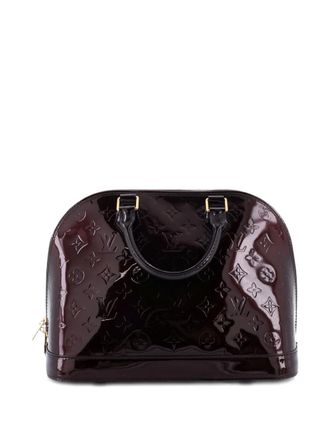 Louis Vuitton Alma Handbag Monogram Vernis PM satchel - Rood
