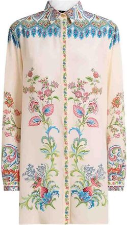 Etro Long Shirt With Side Vents