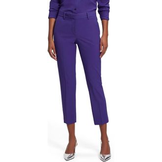 Theory Treeca Wool Crop Trousers in Blue Iris at Nordstrom Rack, Size 2