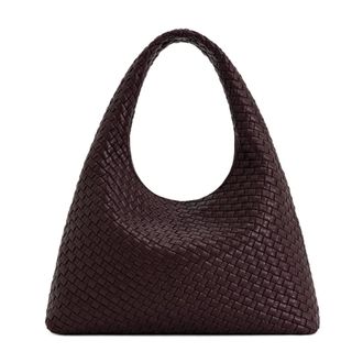 JW PEI Shoulder Bags, female, Red, Size: ONE SIZE Laura Woven Shoulder Bag