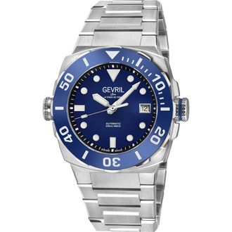 Gevril Group Fortuna Automatic Stainless Steel Bracelet Watch in Silver at Nordstrom Rack