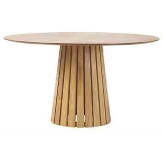 Miliboo Miliboo - Tavolo rotondo in legno chiaro di quercia D137 cm dita