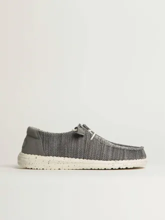 Hey Dude Womens Wendy Stretch Sox Casual Shoes In Grey