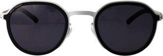 Mykita Occhiali da sole tondi - Nero