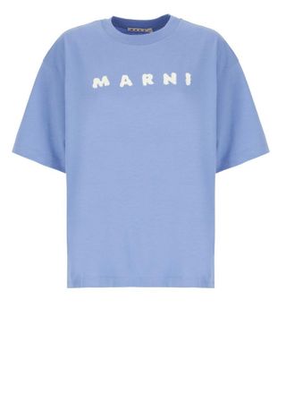 Tシャツ・カットソー MARNI Woman Shirt Grey CAMA0613QSTW839 00N60 GREY Marni SHIRT (CAMA0613QSTW839) – LOZURI®