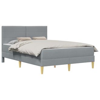 vidaXL Struttura Del Letto 140 X 200 Cm Grigio Chiaro Vidaxl