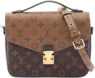 Louis Vuitton Pre-owned Pochette Metis Monogram Reverse borsa 2way - - Pre-owned - Donna - Marrone - ONE SIZE