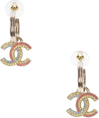 Chanel Cc Earrings (Authentic Pre-Loved)