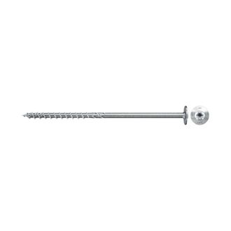 Fischer 566335 Wtp - Tornillo Para Madera (8,0 X 140, 50 Unidades), Color Plateado