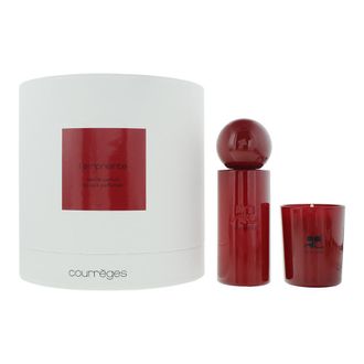 Courr&egrave;ges Lempreinte Eau de Parfum 100ml + Candle 75g Gift Set Unisex - Pink - One Size