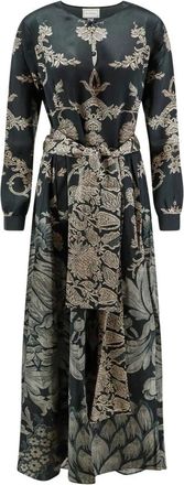 Pierre-Louis Mascia Mutka Maxijurk - Dames - Maxi kleedjes - Zwart - M - Kleedjes