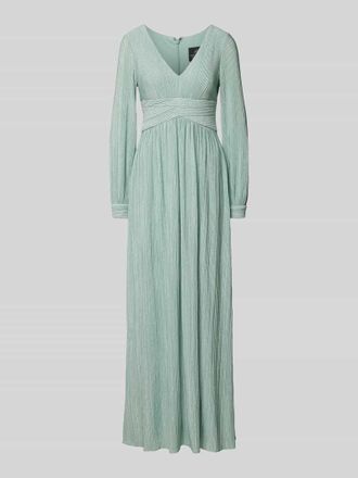Adrianna Papell Abendkleid mit V-Ausschnitt in Mint, Gr&ouml;&szlig;e 38