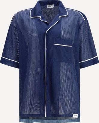 Moschino Camicia in rete tecnica con stampa 22 Man XL
