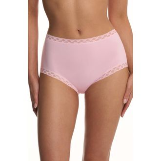 Natori Bliss Cotton Full Brief in Delicate Rose at Nordstrom, Size Medium