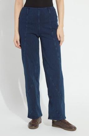 Lyss&eacute; Amabel High Waist Seamed Barrel Leg Jeans in Indigo at Nordstrom Rack, Size X-Large