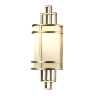 Netlighting Fusion Flush Wall Lamp Painted Natural Brass in Gold