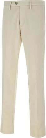 Re-hash Slim-fit Trousers, male, White, W35, Michelangelo Chinos