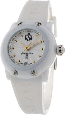 Glam Rock White Synthetic Sport Womens Watch