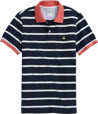 Brooks Brothers Polo a righe - Blu