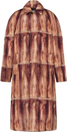 Moschino Abstract Printed Coat