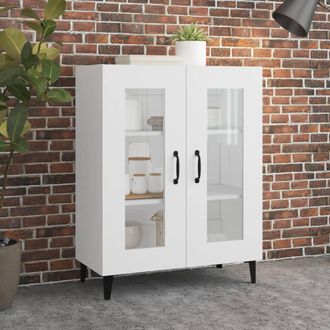 vidaXL Aparador De Madera De Ingenier&iacute;a Blanco 69,5x34x90 Cm Vidaxl