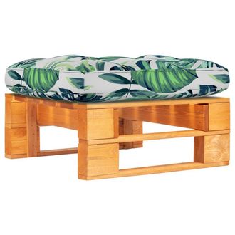 vidaXL Otomana De Jard&iacute;n De Palets Madera Pino Impregnada Marr&oacute;n Miel Vidaxl