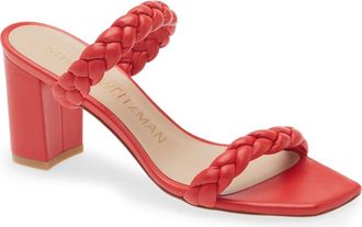 Stuart Weitzman Braida Aleena 75 Sandal in Coral at Nordstrom Rack, Size 6.5