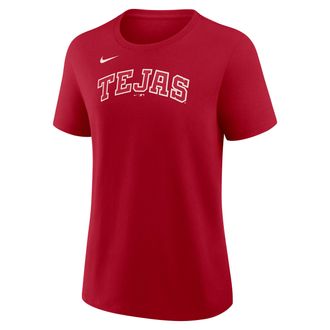 Nike Corey Seager Texas Rangers City Connect Nike Womens MLB T-Shirt in Red | 01K96DLTE9-NT3