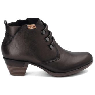 Pikolinos Rotterdam 902-8746CL Leather Womens Ankle Boots - Moka - Size:UK 5-5.5