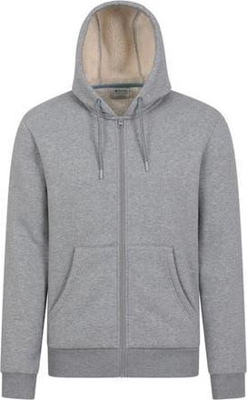 Mountain Warehouse Dalton Borg Lined Full Zip Hoodie in Gray at Nordstrom, Size Xxx-Large