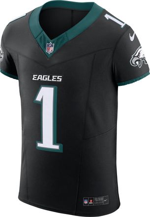 Nike Jalen Hurts Philadelphia Eagles Nike Mens Dri-FIT NFL Elite Jersey in Black | 58NM0G5T86F-8Y1
